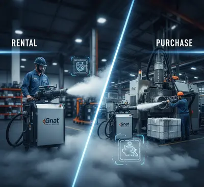 Апарат для чистки сухим льодом: орендувати чи купити — що вигідніше?