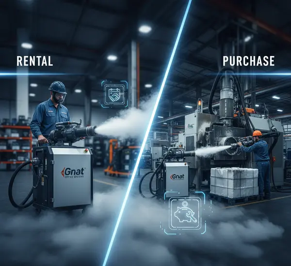 Апарат для чистки сухим льодом: орендувати чи купити — що вигідніше? #1