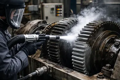 Струминна очистка сухим льодом